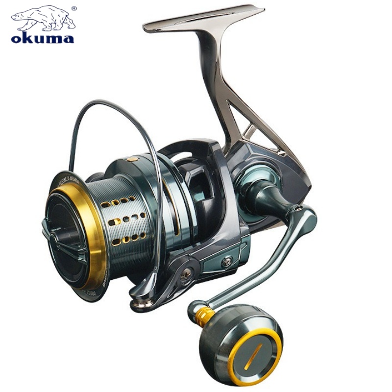 Okuma Premium groot spinhengel - Abu Garcia Reel Max recensie en prijs