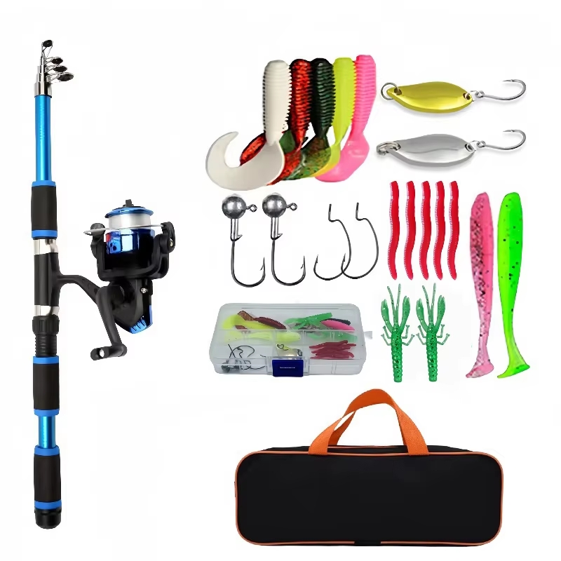 Volledige set hengels, visgere - Saltwater Line recensie en prijs